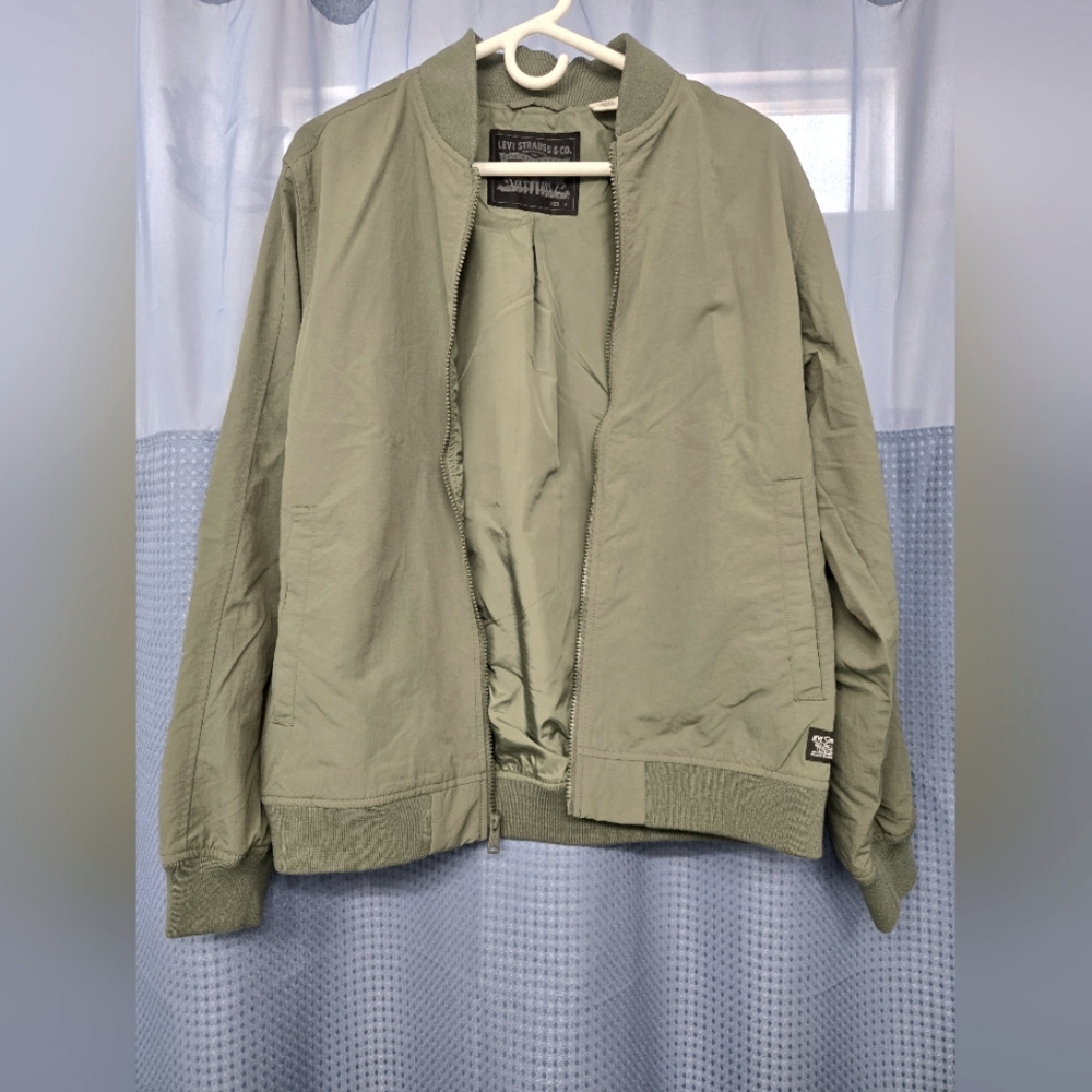 Levis Sage Green Bomber Jacket